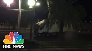 Video Shows Truck Driving Through Crowd | NBC News