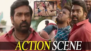 Vijay Sethupathi Powerful Action Scene || Aishwarya Rajesh | Wife Of Ranasingam Movie | TeluguMovies