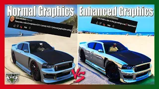 Enhanced Graphic VS. Normal Graphic Setting - GTA 5 (Max setting)