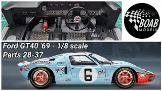 Building the Ford GT40 in 1/8 by DeAgostini - Parts 28-37