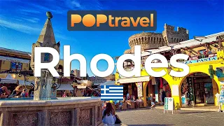 Walking in RHODES / Greece 🇬🇷- 4K 60fps (UHD)