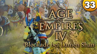 Age of Empires IV 👑 Blockade bei Lumen Shan [SCHWER] ⭐ Let's Play 👑 #033 [Deutsch/German]