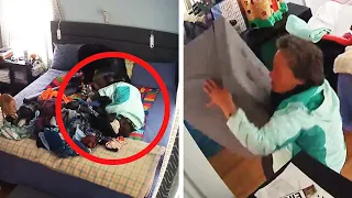 Homeowner Finds Stranger Hiding in Her Son’s Room