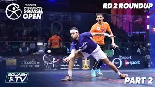 Squash: El Gouna International 2019 - Men's Rd 2 Round Up [Pt.2]