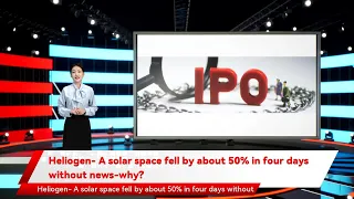 Heliogen- A solar space fell by about 50% in four days without news-why?