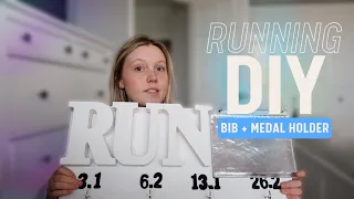 MEDAL + BIB HOLDER DIY | running