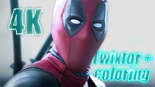 Deadpool 4K Twixtor Scenepack with Coloring for edits MEGA