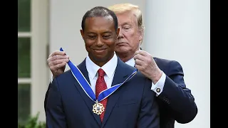 Trump Awards Tiger Woods Presidential Medal of Freedom