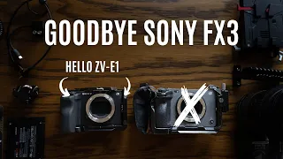 3 Reasons To Choose SONY ZV-E1 Over FX3 (ZV-E1 vs FX3 for Filmmaking)