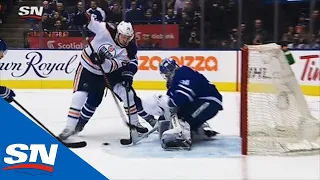 Leon Draisaitl Dangles, Beats Frederik Andersen On Second Chance