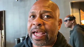 Roy Jones Jr REACTS to Haney vs Garcia weigh in near BRAWL!