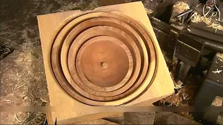 How to Make Bowl | Production of Wooden bowls #manufacturing