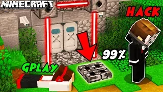 99% HAKERÓW NIE WIDZI BEDROCKOWEJ KLAPY || GPLAY TROLLUJE HAKERA W MINECRAFT?!