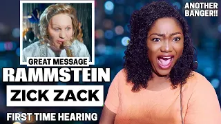 SINGER REACTS | FIRST TIME REACTION to RAMMSTEIN - Zick Zack (Official Video) | SUCH A GREAT MESSAGE