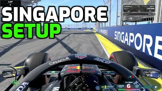 F1 2021 SINGAPORE HOTLAP + SETUP (1:32.386)