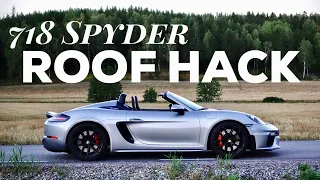 Porsche 718 Spyder - Secret Roof hack all owners need to know about