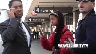 Willow Smith spotted arriving at LAX Airport