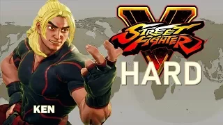 Street Fighter V - Ken Arcade Mode (HARD)