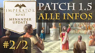 Imperator Rome Patch 1.5 Menander im Überblick: Rebellionen, Senat & Epirus Content Pack (Tutorial)