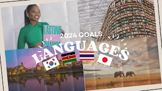 Language Learning Goals for 2024 (from monolinguist to someday polyglot)