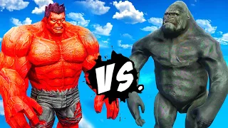 RED HULK VS KING KONG - EPIC BATTLE