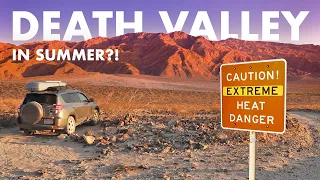 Is it Stupid to Visit DEATH VALLEY in Summer?! (SUV Camping/Vanlife Adventures)