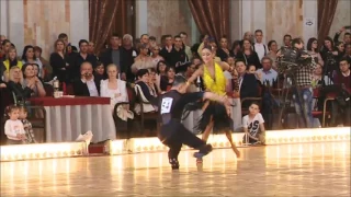 Oleg Chzhen - Alina Ageeva WDSF World European Championship Youth Latin Jive, полуфинал