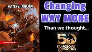 2024 PHB: Getting MAJOR changes D&D 5e