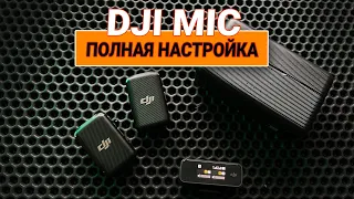 DJI Mic ПОЛНАЯ настройка! Впечатления и нюансы с другими системами (ТЕСТ ЗВУКА)