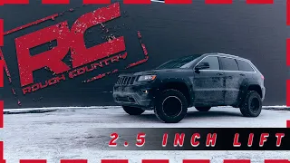 NEW LOOK!! | Lifted Jeep Grand Cherokee | Rough County 2.5" Lift Kit Install