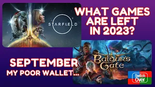 September - 2023 Remaining Games Releases - Switch / Xbox / Playstation