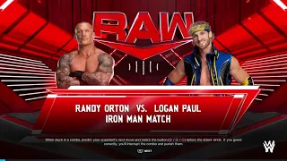 Undisputed WWE Universal Title Tournament - Randy Orton vs Logan Paul | 1st Round - WWE 2K24