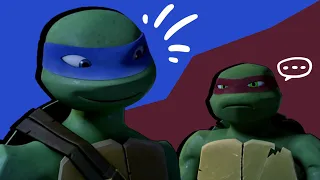 Raph and Leo being my favorite duo for almost 3 minutes [TMNT 2012]