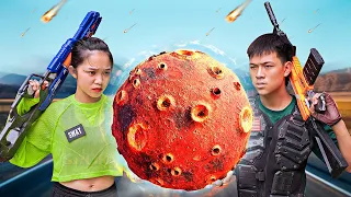 VTL Nerf War ZOMBIE EPISODE 2 & Seal Warriors Nerf Guns Fight Criminal Mask Fireball Save The World