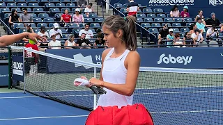 Emma Raducanu practice in Toronto