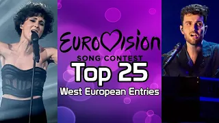 Top 25 West European Entries | Eurovision Song Contest [2000-2021]