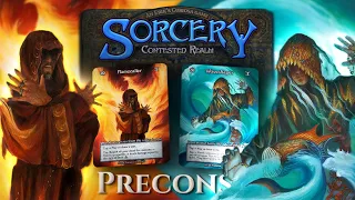 Flamecaller vs. Waveshaper! Getting Started with Sorcery: Contested Realm Precon Gameplay!