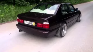 BMW E34 535i Burnout Soundcheck =)