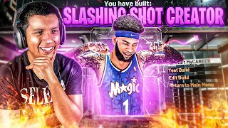This POINT GUARD BUILD has CONTACTS DUNKS & can SHOOT! Best SLASHING SHOT CREATOR Build in NBA 2K22!