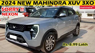 2024 MAHINDRA XUV 3XO SUV 😍 PANORAMIC SUNROOF 🤩 FEATURES & SAFETY KING