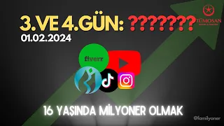 16 Yaşında 10 BİN TL' DEN BAŞLAYIP MİLYONER OLMAK! (3. ve 4. GÜN ) -TMSN Hisse Analizi