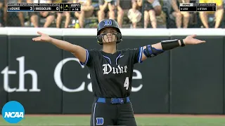 Duke-Missouri FULL 9th inning: 7 combined runs to decide WCWS spot