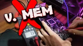 Reparo em GTX 970 (Sem tensão de memória e PLL)