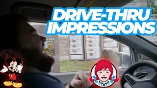 Mickey at Wendy's! - Drive Thru Impressions