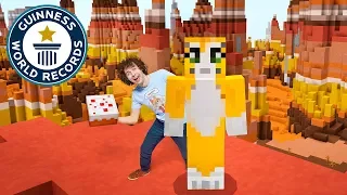 Stampy Cat's Fastest time to make 10 cakes in Minecraft - Guinness World Records