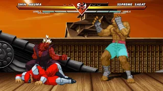 SHIN AKUMA vs SUPREME SAGAT - The most epic fight❗