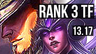 TWISTED FATE vs SYNDRA (MID) | 8/0/16, Rank 3 TF, Legendary, Rank 12 | EUW Challenger | 13.17