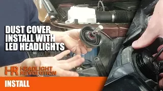 Using Dust Covers With LED Headlight Bulbs On The Toyota Tundra | Headlight Revolution