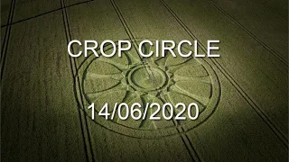 New Crop Circle - Barbury Castle - Wiltshire- 14/06/2020