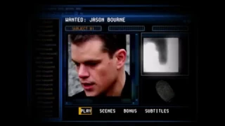 The Bourne Supremacy (2004) - DVD Menu